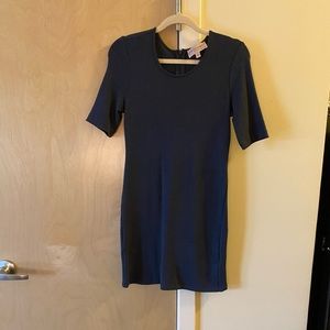 Navy Body Con Dress